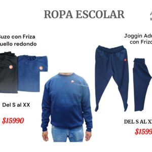 Buzo con Friza Cuello Redondo del S al XX