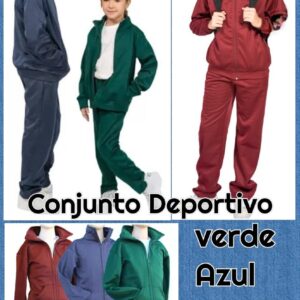 Conjunto Acetato Deportivo Varios Colores 6 al 16