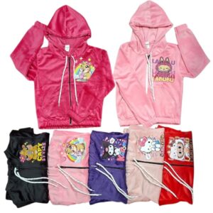 Campera Niñas c/ Capucha 4 al 14