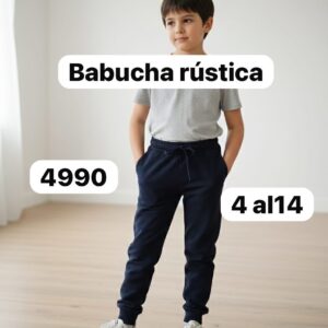 Babucha Rustica Azul del 4 al 14
