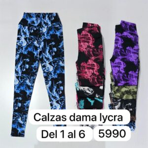Calzas Dama Lycra 1 al 6