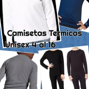 Camisetas Térmicas Unisex del 4 al 16