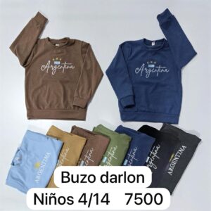 Buzo Darlon Niños del 4 al 14