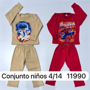 Conjunto Niños del 4 al 14