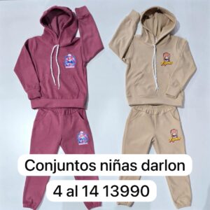 Conjunto Niñas Darlon del 4 al 14