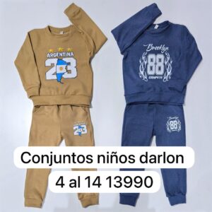 Conjunto Niños Darlon del 4 al 14