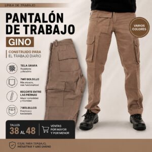 Pantalón de Trabajo Gino 38 al 48