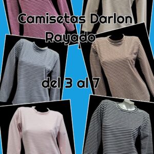 Camisetas Darlon Rayado del 3 al 7
