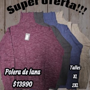 Polera de Lana XL - 2XL