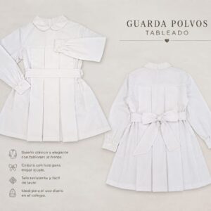 Guardapolvo Tableado De Niña Talle 18