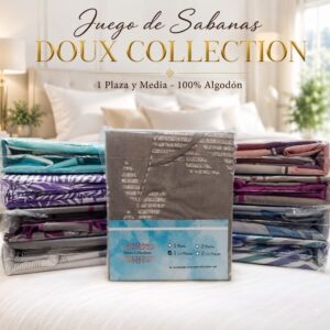 Sabanas Economicas Doux Collecion 1p