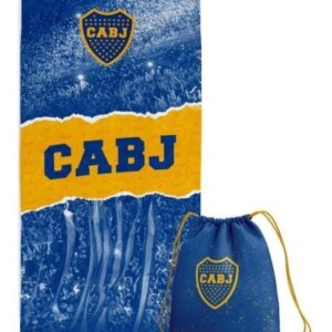 Toallon con mochila Boca Juniors