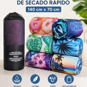 Toallon Secado Rapido Doux Collection