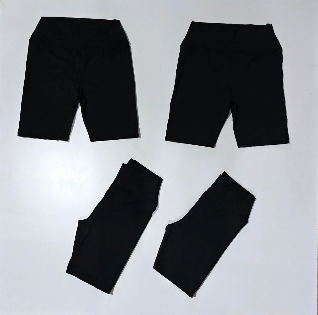 Bikers de dama laicra lizo con cintura ancha reforzada talle especial Talles 7-8-9-10