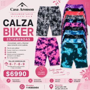 biker estampadas dama