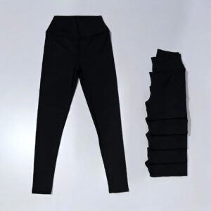 Calza de dama laicra liso con cintura ancha Talles 1-6