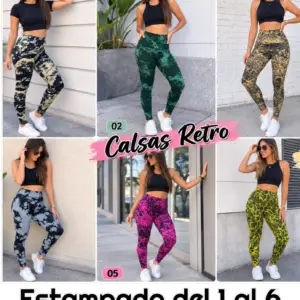 Calzas Retro Estampado