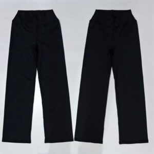 Pantalón de dama palazzo laicra con cintura ancha Talles 1-6