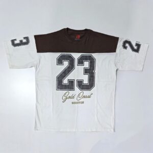 Remera de adulto algodón peinado oversize  24 - 1 con tapa costura combinado y plastisol  varios colores  T 2-5
