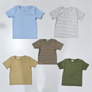 Remera de bebe morley  rayado varios colores T 2-6
