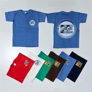 Remera de niño algodón merserisado  doble estampado  con dtf varios colores T 6-16