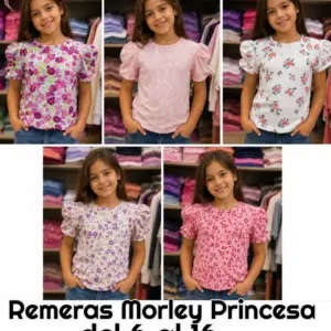 Remeras Morley Princesa 6 al 16