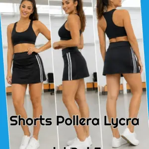 Shorts Pollera Lycra