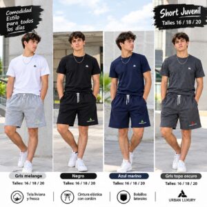 Short Deportivo Juvenil